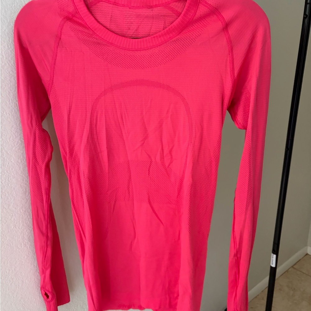 lululemon athletica Pink Long Sleeve Top